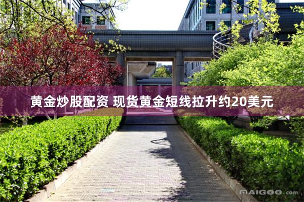 黄金炒股配资 现货黄金短线拉升约20美元